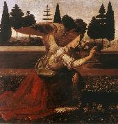 LEONARDO da Vinci Annunciation (detail) dg oil painting picture wholesale